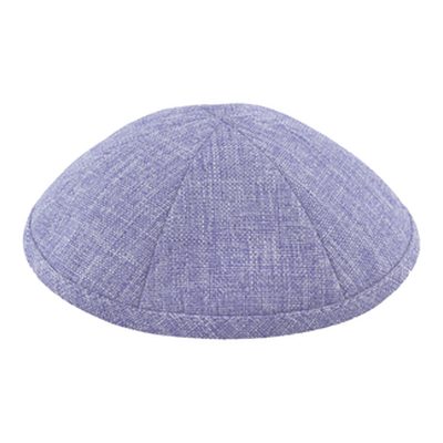 Lavender burlap kippah