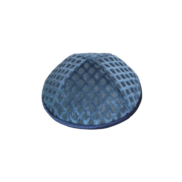 Blue Waffle Weave