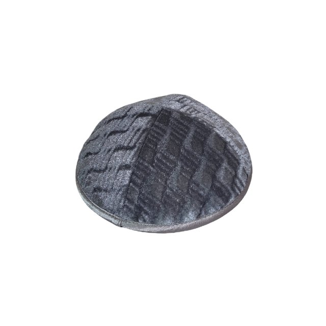 Grey Patterned Velvet