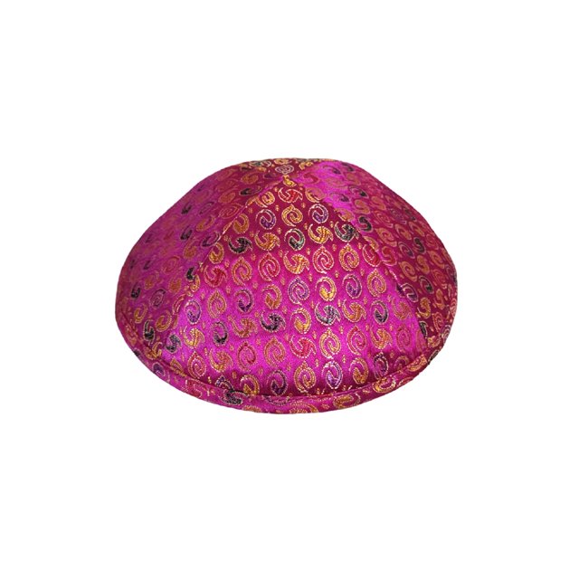 Fuchsia Paisley Brocade