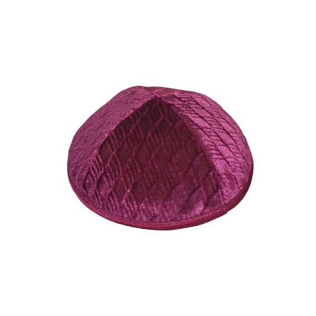 Burgundy Textured Satin