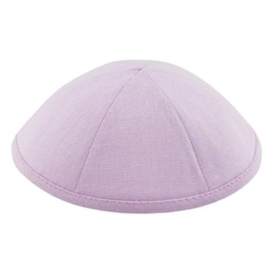 Lavender linen kippah