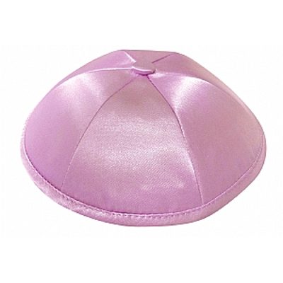 Lavender satin kippah