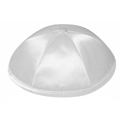 Light Grey satin kippah