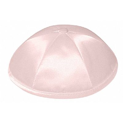 Light Pink satin kippah