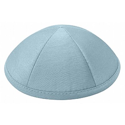 Light Blue silk kippah