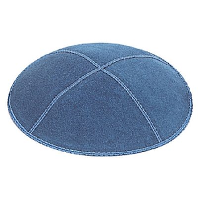 Wedgewood suede kippah